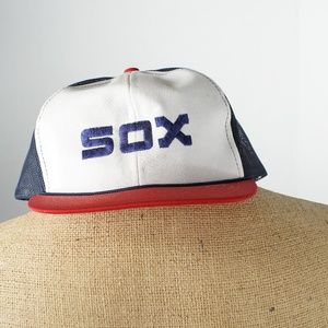 vintage chicago white sox snapback baseball hat